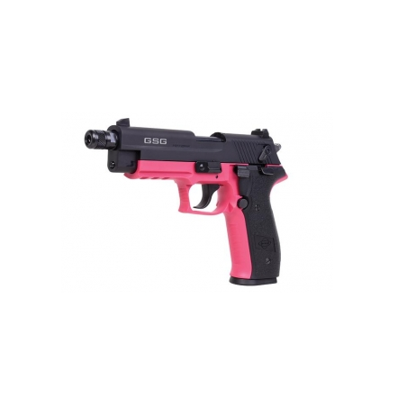 Pistolet GSG Fire Fly Pink z gwintem .22LR