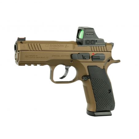 Pistolet CZ Shadow 2 Compact OR Burnt Bronze + Holosun 508T 9x19mm