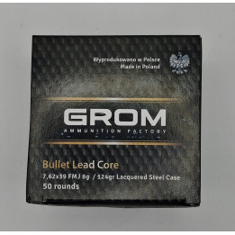 Amunicja GROM 7,62x39mm FMJ 8g/124gr