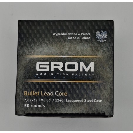 Amunicja GROM 7,62x39mm FMJ 8g/124gr