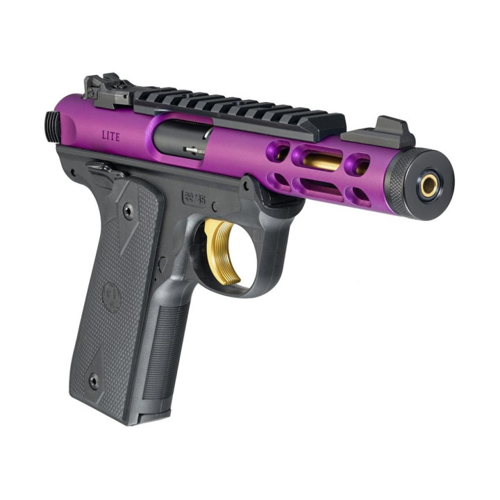 Pistolet RUGER Mark IV 22/45 Lite Purple/Gold .22LR