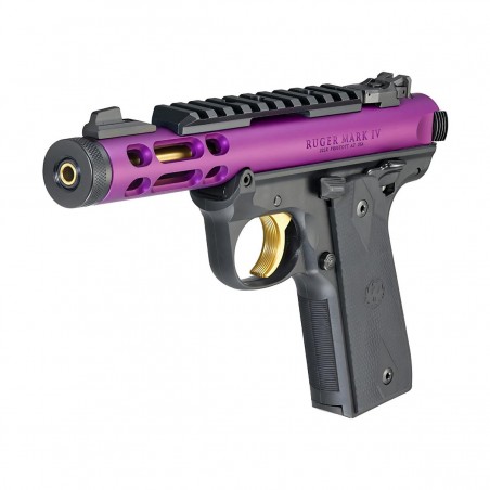 Pistolet RUGER Mark IV 22/45 Lite Purple/Gold .22LR