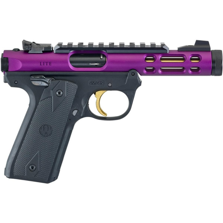 Pistolet RUGER Mark IV 22/45 Lite Purple/Gold .22LR