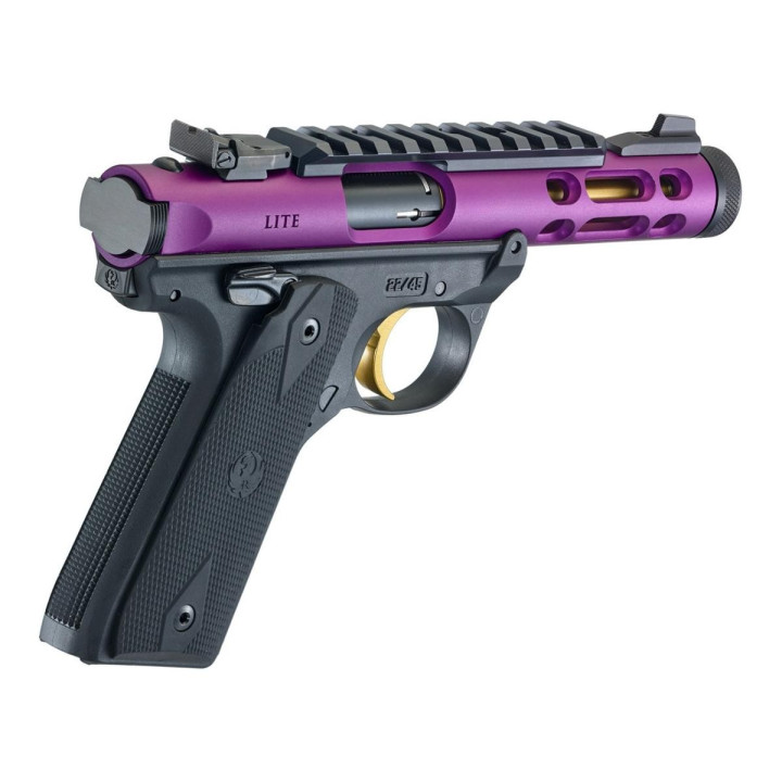 Pistolet RUGER Mark IV 22/45 Lite Purple/Gold .22LR