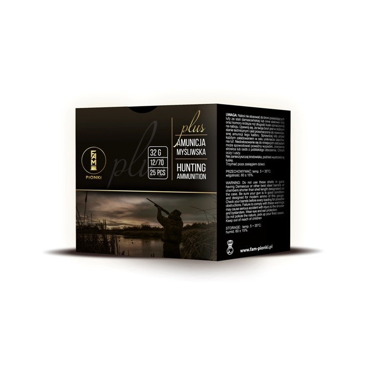 Amunicja PIONKI 12/70 GW PLUS 32g 2-3,50mm