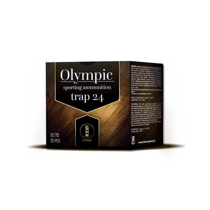 Amunicja PIONKI 12/70 Trap Olimpic 24g 7,5-2,4mm