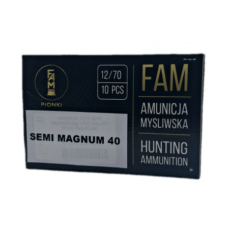 Amunicja PIONKI 12/70 Semi Magnum 40g 1-3,75mm