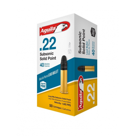 Amunicja AGUILA .22LR Subsonic Solid 2,59g/40gr