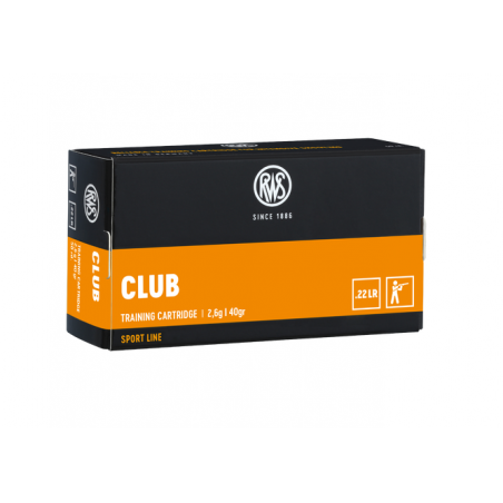 Amunicja RWS .22 LR Club 22 2,6g/40gr