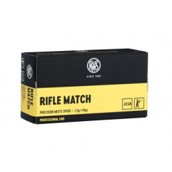 Amunicja RWS .22LR Rifle Match 2,6g/40gr