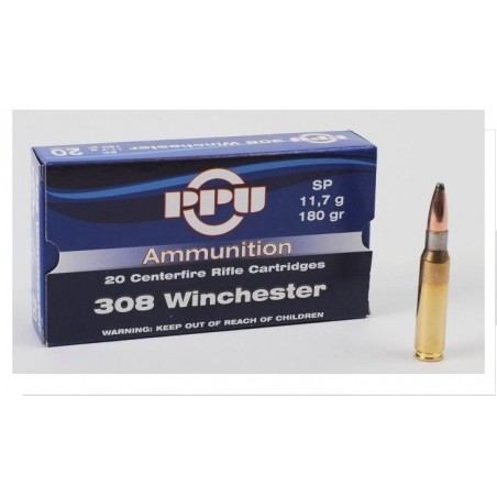 Amunicja PRVI PARTIZAN .308 WIN SP 11,7 g / 180 GR