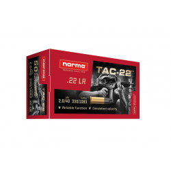 Amunicja NORMA .22LR TAC-22 2,6g/40gr