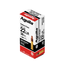 Amunicja AGUILA .22LR Super Extra HV HP 2,46g/38gr