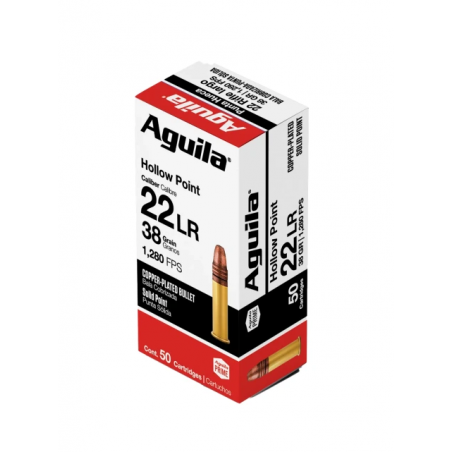 Amunicja AGUILA .22LR Super Extra HV HP 2,46g/38gr