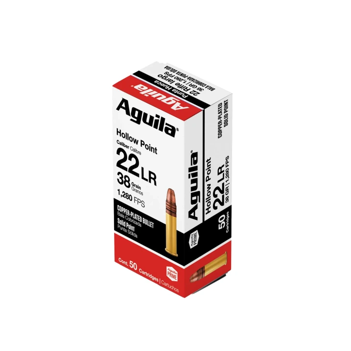 Amunicja AGUILA .22LR Super Extra HV HP 2,46g/38gr