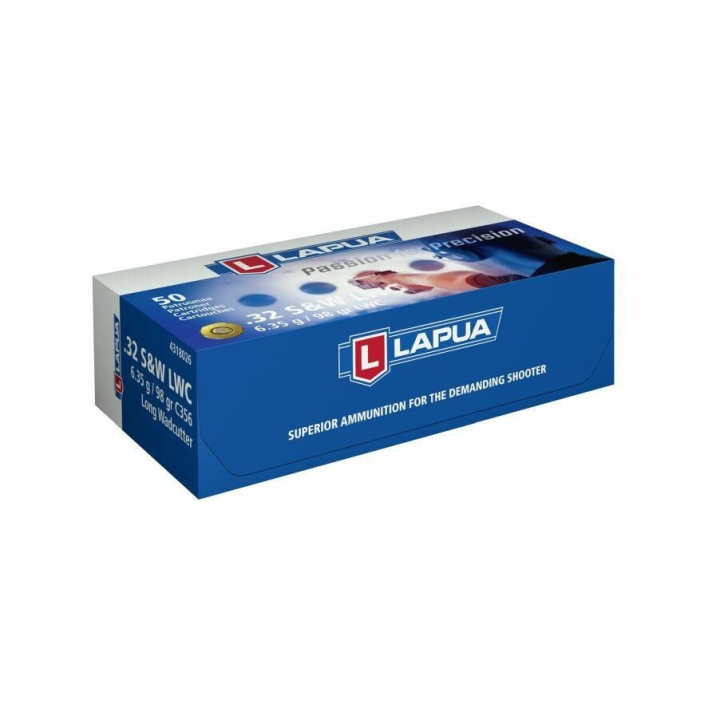 Amunicja LAPUA .32S&W LWC 6,35g/98gr