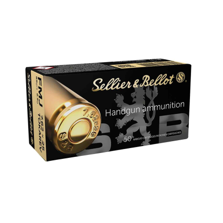 Amunicja S&B 7,62x25 FMJ Tokarev 5,5g/85gr