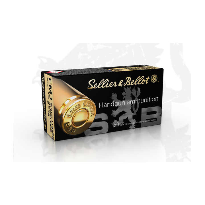 Amunicja S&B 9x19mm Subsonic FMJ 9g/139gr