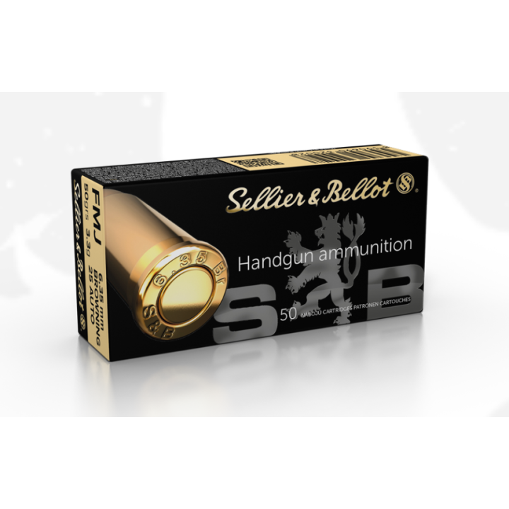 Amunicja S&B kal.6,35 Browning FMJ 3,3g/51gr