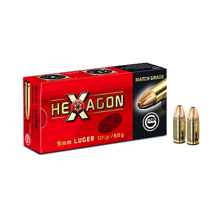 Amunicja GECO 9X19mm Hexagon 8,0g