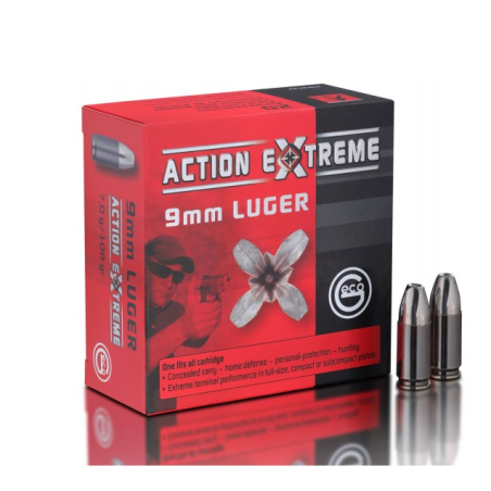 Amunicja GECO 9mm Luger Action Extreme