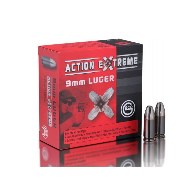Amunicja GECO 9mm Luger Action Extreme