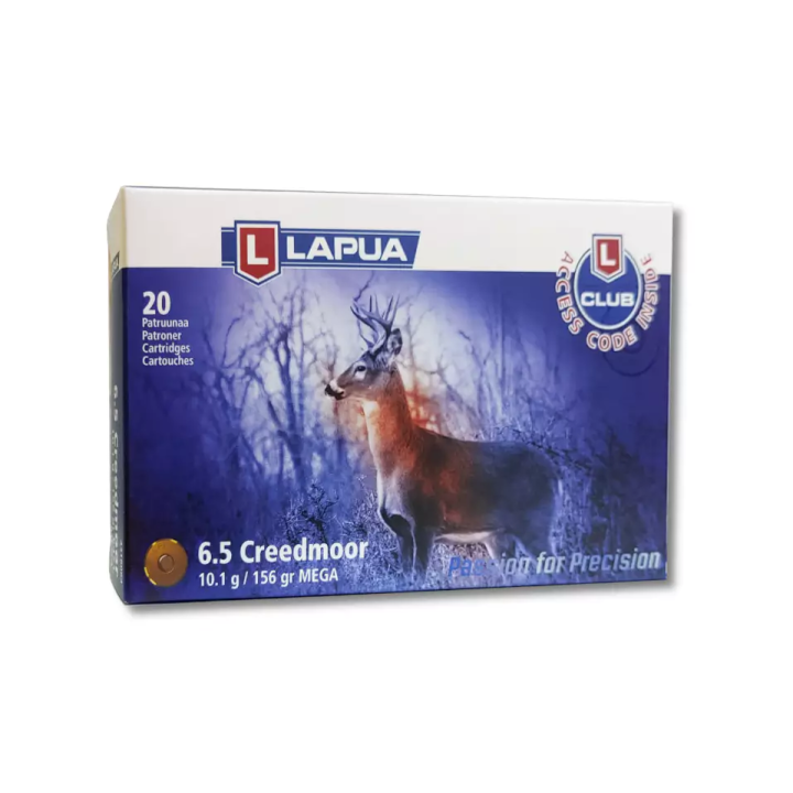 Amunicja LAPUA kal.6,5 Creedmoor Mega 10,1g/156gr