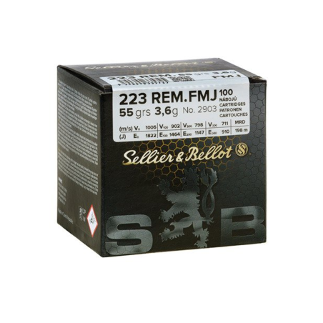 Amunicja S&B .223 Rem FMJ 3,6g/55gr