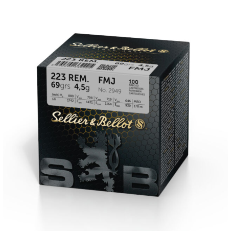 Amunicja S&B .223 Rem FMJ 4,5g/69gr