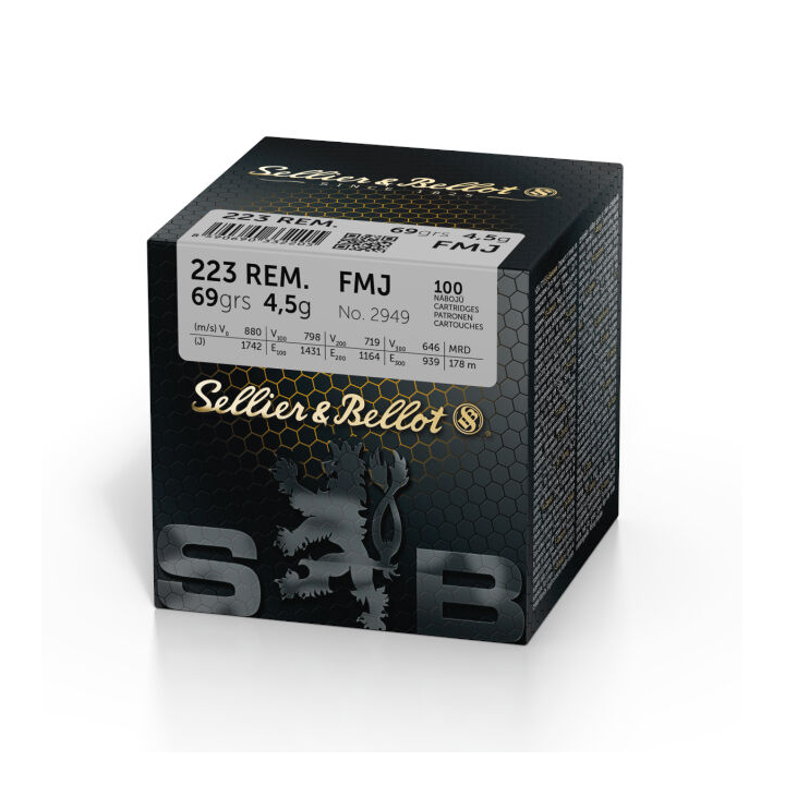 Amunicja S&B .223 Rem FMJ 4,5g/69gr