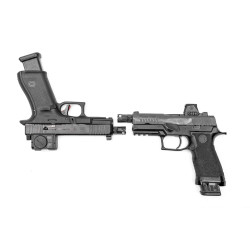 Urządzenie wylotowe GUNFIGHTER E - TC GEAR - czarny, TC-Q-1-B