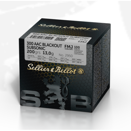 Amunicja S&B .300 AAC Blk FMJ 13g/200gr Subsonic
