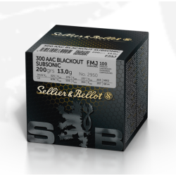 Amunicja S&B .300 AAC Blk FMJ 13g/200gr Subsonic