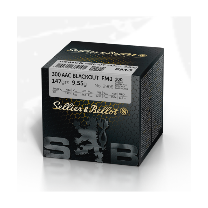 Amunicja S&B .300 AAC BLK FMJ 9,55g/147grs