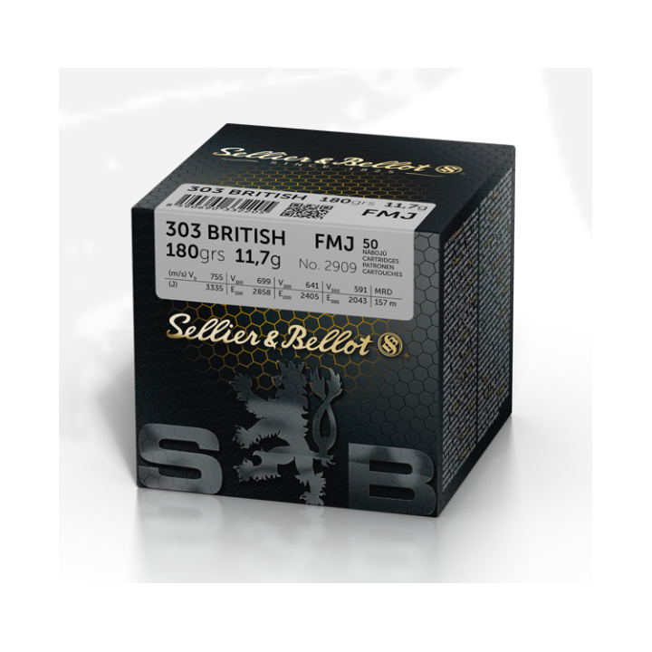 Amunicja S&B .303 British FMJ 11,7g/180gr