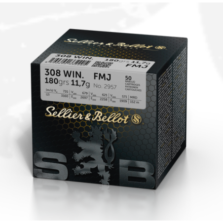 Amunicja S&B .308 Win FMJ 11,7g/180gr
