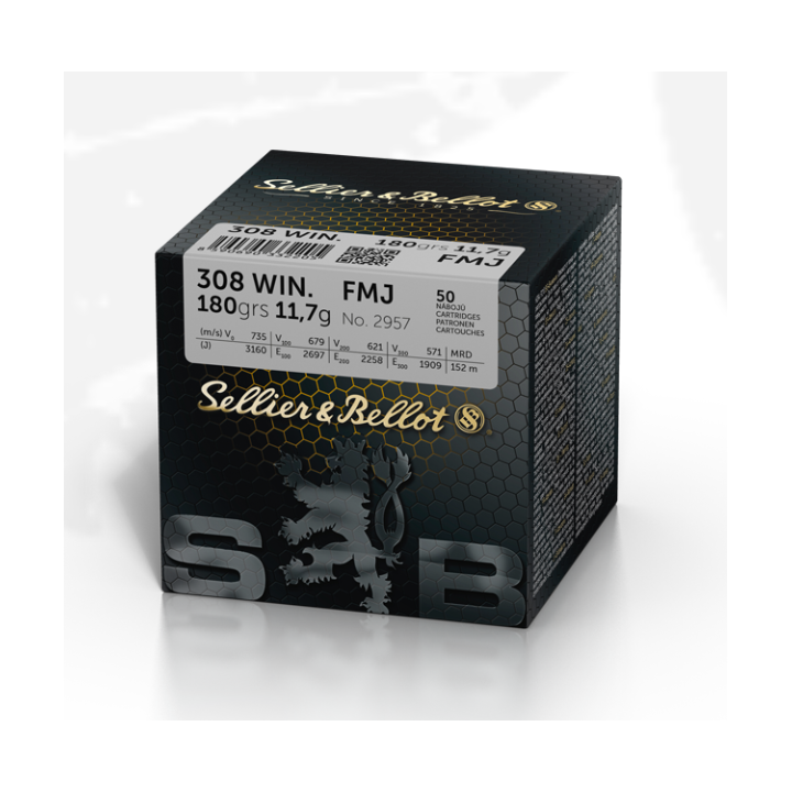Amunicja S&B .308 Win FMJ 11,7g/180gr