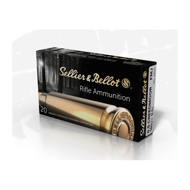 Amunicja S&B 6,5 Creedmoor FMJ 9,1g/140gr
