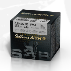 Amunicja S&B 6,5x55 SE FMJBT 9.1g/140gr