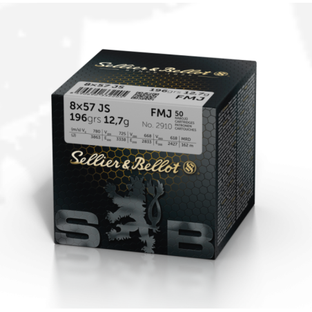 Amunicja S&B 8X57 JS FMJ 12.7g/196gr
