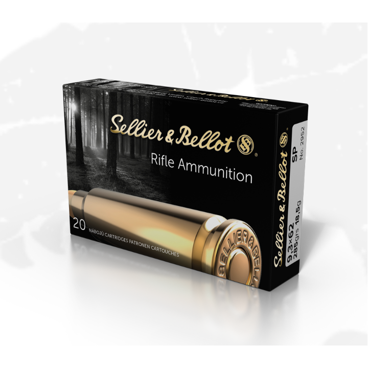 Amunicja S&B 9,3x62 SP 18,5g/286gr