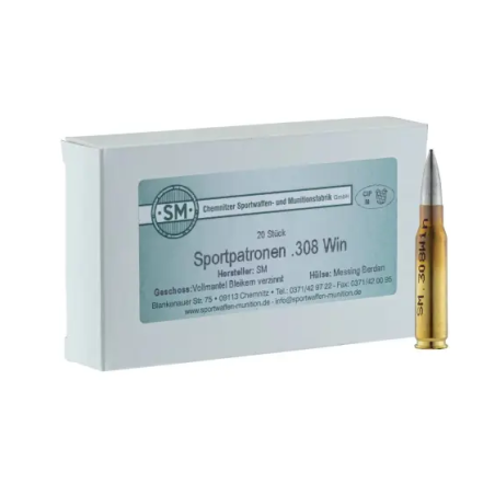 Amunicja SM .308 Win. FMJ 9,5g/147gr