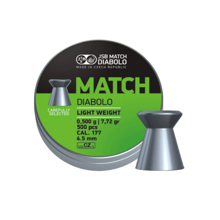 Śrut DIABOLO JSB Match Light 4,50mm 0,50g 500 szt.