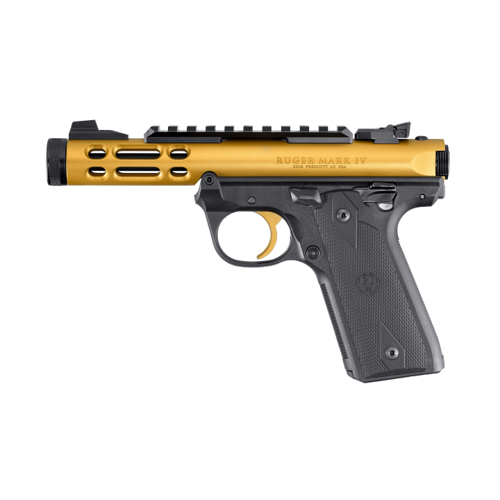 Pistolet RUGER Mark IV 22/45 Lite Gold 4,4" .22 LR - 43926