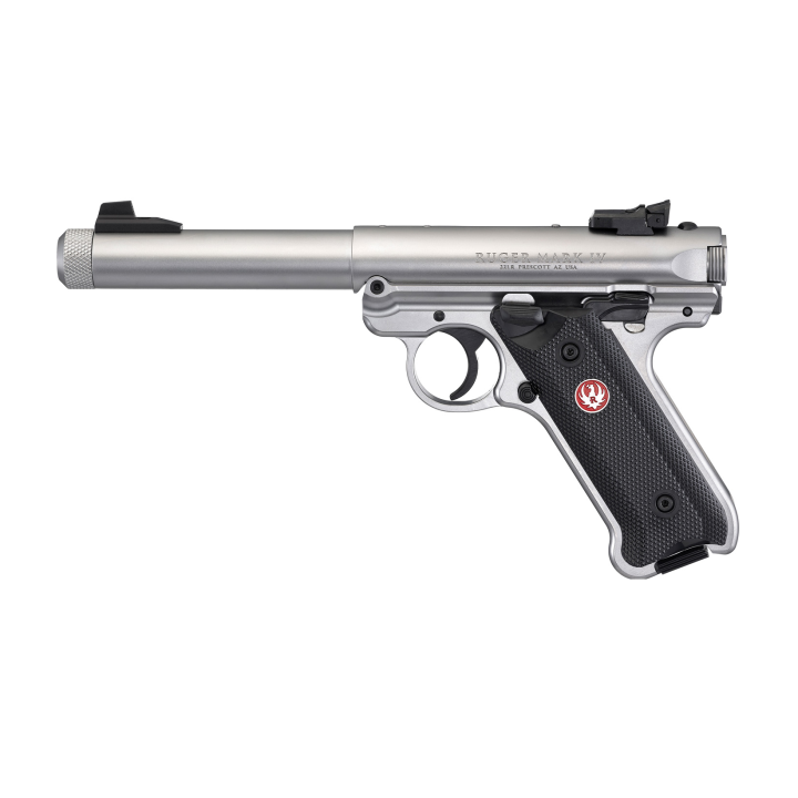 Pistolet RUGER Mark IV Target Stainless 5,5'' Gwint .22LR - 40126
