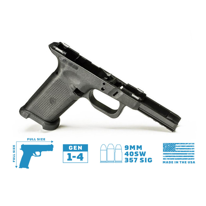 Szkielet GLOCK Full Size Bez Części - LONE WOLF LWD-TWF1-BARE