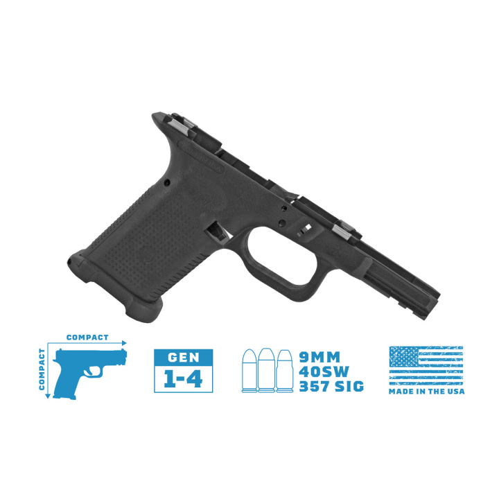 Szkielet GLOCK Compact bez Części - LONE WOLF LWD-TWC3-BARE