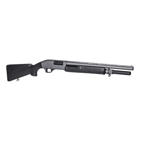 Strzelba PASA ARMS Qaton-S03 18,5" 6+1 12/76 Szara