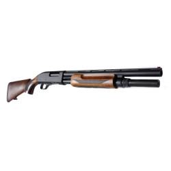 Strzelba PASA ARMS Qaton-S07 18,5" 6+1 12/76 Drewno Czarna