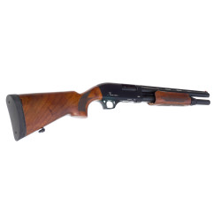 Strzelba PASA ARMS Qaton-S07 18,5" 6+1 12/76 Drewno Czarna